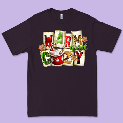 Warm And Cozy Hot Cocoa Premium Tee Designed By Fadigitalartstudio