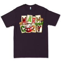 Plum warm and cozy hot cocoa Premium Tee - FaDigitalArtStudio