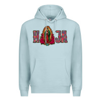 Blue Mist Hija Lady Of Guadalupe Premium Hoodie - Jasminsmagicworld
