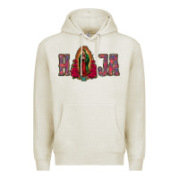 Oatmeal Heather Hija Lady Of Guadalupe Premium Hoodie - Jasminsmagicworld
