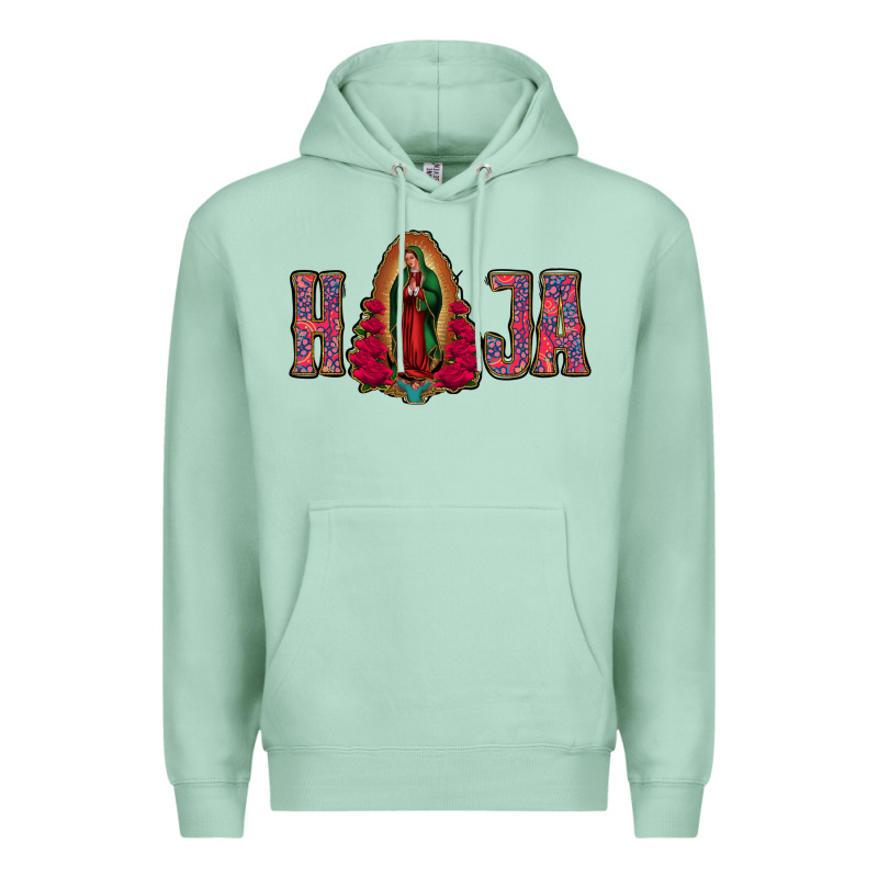 Hija Lady Of Guadalupe Premium Hoodie by Jasminsmagicworld | Teevron