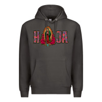 Smoke Hija Lady Of Guadalupe Premium Hoodie - Jasminsmagicworld
