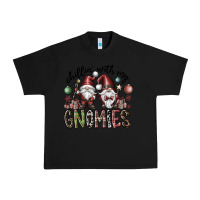 Black Chillin With My Gnomies Urban Heavy Tee - CowhideDigitalArt