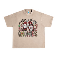 French Oak Chillin With My Gnomies Urban Heavy Tee - CowhideDigitalArt