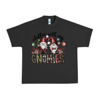 Pigment Black Chillin With My Gnomies Urban Heavy Tee - CowhideDigitalArt