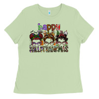 Matcha happy hallothanksmas Ladies Tee - SublimationCraftShop
