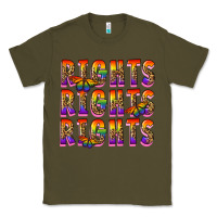 Army Green rights rights rights pride Classic Tee - FaDigitalArtStudio