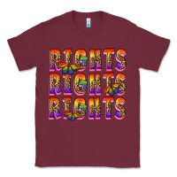Burgundy rights rights rights pride Classic Tee - FaDigitalArtStudio