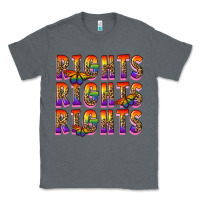 Charcoal Heather rights rights rights pride Classic Tee - FaDigitalArtStudio