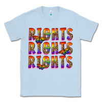 Dusty Blue rights rights rights pride Classic Tee - FaDigitalArtStudio