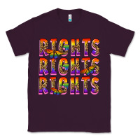 Plum rights rights rights pride Classic Tee - FaDigitalArtStudio