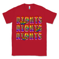 Red rights rights rights pride Classic Tee - FaDigitalArtStudio