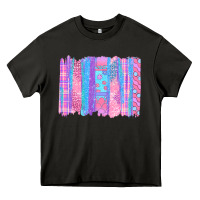 Asphalt Pink Easter Brushstrokes Heavy Core Tee - BundleAndBundleShop