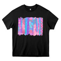 Black Pink Easter Brushstrokes Heavy Core Tee - BundleAndBundleShop