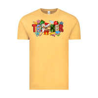 Vintage Mustard Christmas teacher Vintage Tee - CowhideDigitalArt