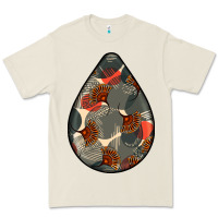 Bone african fabric pattern teardrop earrings Premium Tee - BundleAndBundleShop