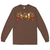 Chestnut Christmas coffee cups Long Sleeve Tee - Artiststas