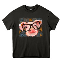 Asphalt Fall Autumn Pig Heavy Core Tee - RanaPortraitStore