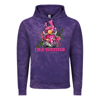 Cloud Purple i'm a survivor gnome Vintage Hoodie - BarkalooDesign