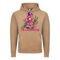 Vintage Coffee i'm a survivor gnome Vintage Hoodie - BarkalooDesign