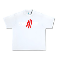 White beast mode Urban Heavy Tee - artisFamous