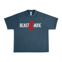 Midnight Navy beast mode Urban Heavy Tee - artisFamous