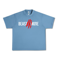 Pebble Blue beast mode Urban Heavy Tee - artisFamous