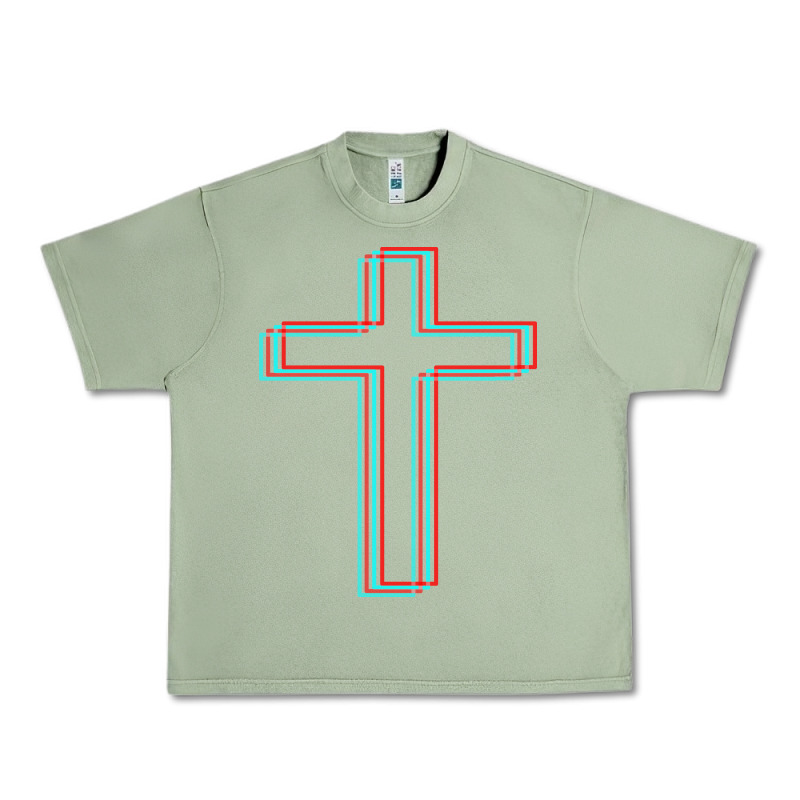 A Neon Christian Cross Urban Heavy Tee by artisFamous | Teevron