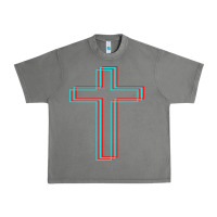 Tornado A Neon Christian Cross Urban Heavy Tee - artisFamous