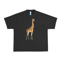 Pigment Black Giraffe Urban Heavy Tee - artisFamous