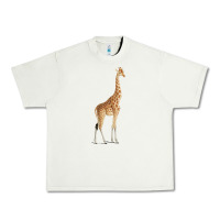Pistachio Giraffe Urban Heavy Tee - artisFamous
