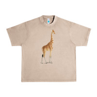 French Oak Giraffe Urban Heavy Tee - artisFamous