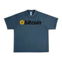 Midnight Navy vintage look bitcoin Urban Heavy Tee - artisFamous