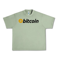 Oil Green vintage look bitcoin Urban Heavy Tee - artisFamous