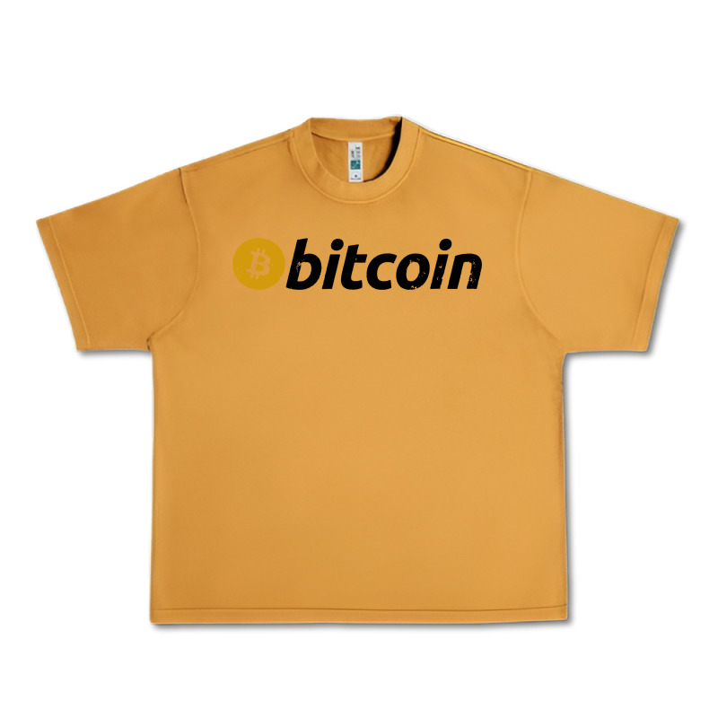 Vintage Look Bitcoin Urban Heavy Tee by artisFamous | Teevron