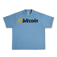 Pebble Blue vintage look bitcoin Urban Heavy Tee - artisFamous