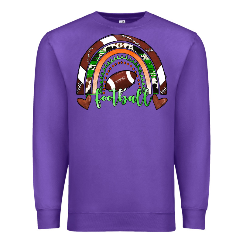 Football Rainbow Premium Sweatshirt by RanaPortraitStore | Teevron