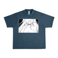 Midnight Navy anime eyes Urban Heavy Tee - artisFamous
