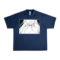 Navy anime eyes Urban Heavy Tee - artisFamous