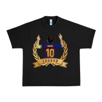 Black Messi The Legend Urban Heavy Tee - artisFamous