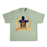 Oil Green Messi The Legend Urban Heavy Tee - artisFamous