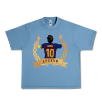 Pebble Blue Messi The Legend Urban Heavy Tee - artisFamous