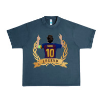 Midnight Navy Messi The Legend Urban Heavy Tee - artisFamous