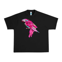 Black pink parrot T-shirts Urban Heavy Tee - artisFamous