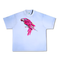Grape Ice pink parrot T-shirts Urban Heavy Tee - artisFamous