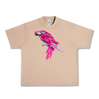 Burro pink parrot T-shirts Urban Heavy Tee - artisFamous