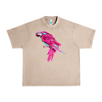 French Oak pink parrot T-shirts Urban Heavy Tee - artisFamous