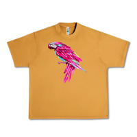 Peanut Butter pink parrot T-shirts Urban Heavy Tee - artisFamous