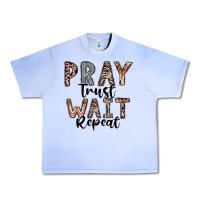 Grape Ice Pray Trust Wait Repeat Urban Heavy Tee - CowhideDigitalArt