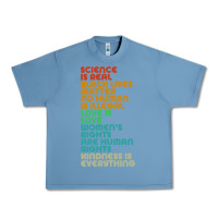 Pebble Blue vintage, retro science is real, black lives matter Urban Heavy Tee - artisFamous